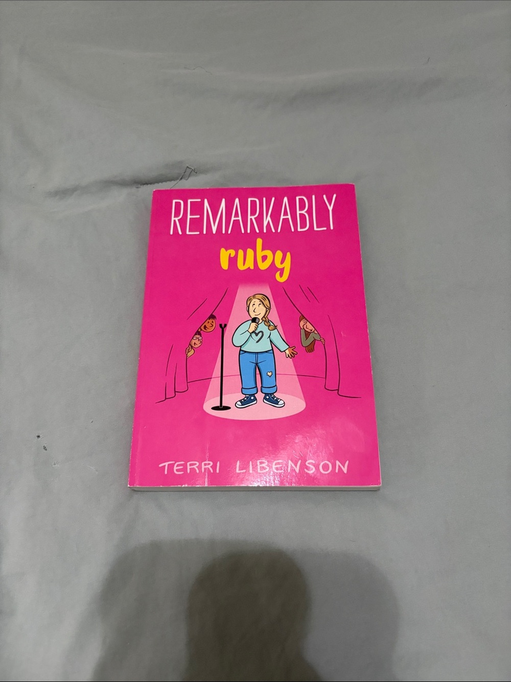 Remarkably Ruby by - Terri Libenson. Pink Kids Book